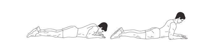 Упражнение: Разгибание спины лежа на животе