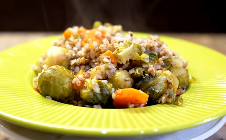 Рагу из гречки с овощами